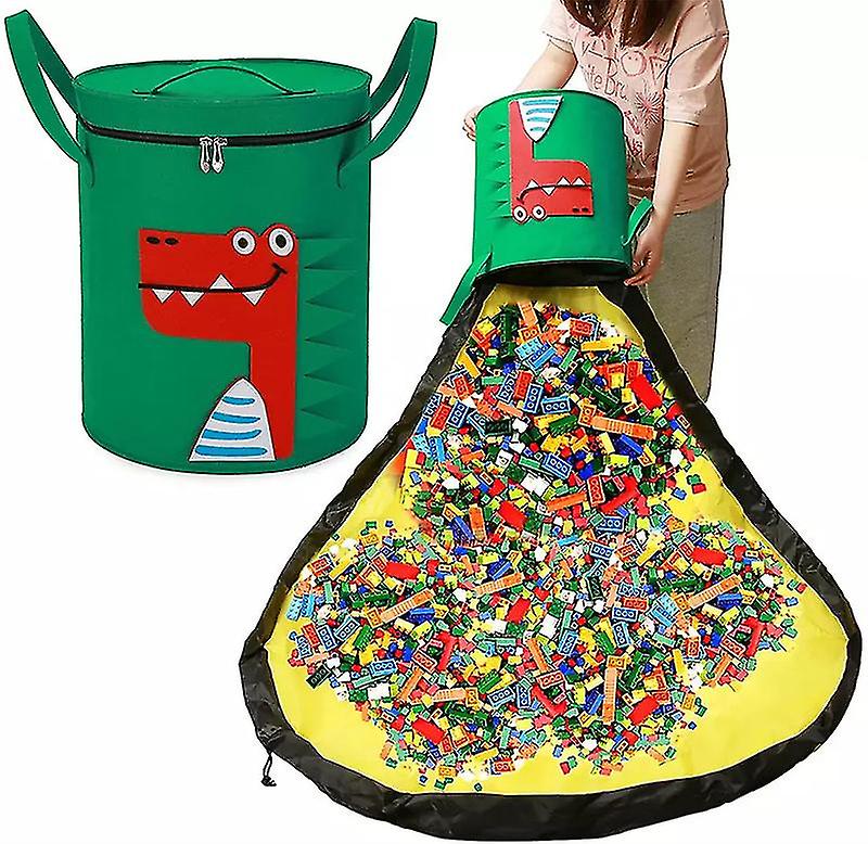 Toy Storage Organizer And Play Mat 2 In 1 Toy Quick Storage Bag