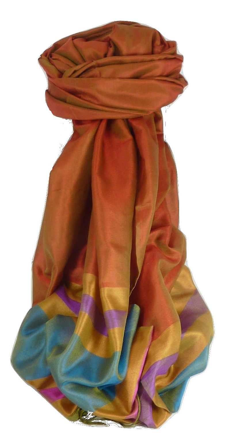 Varanasi Border Prime 真丝长围巾 Heritage Rampersan 405 by Pashmina & Silk