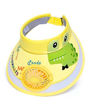Summer Children's Hat With Fan Sun Visor Hat Men's And Women's