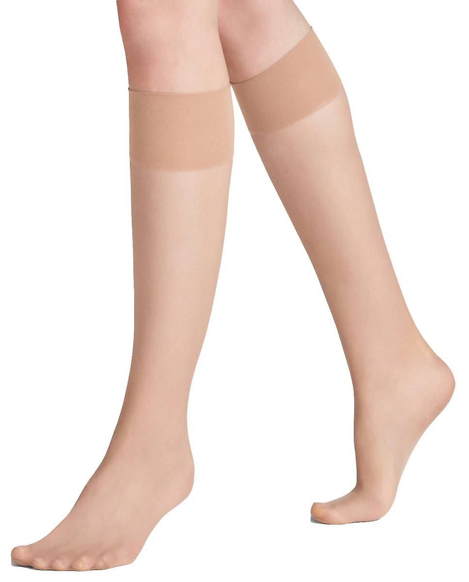 Falke Pure Matt 20 Denier Kniestrümpfe - Cocoon Beige