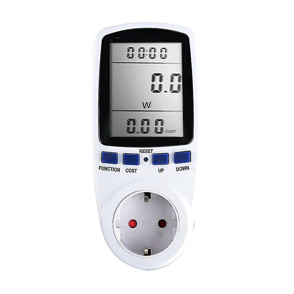 Digital Lcd Energy Meter Wattmeter Monitoring Device Wattage Electricity Kwh Power Measuring Analyze