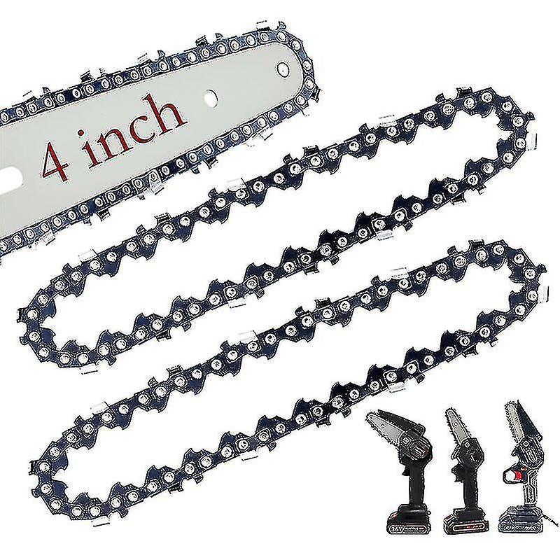 2 Pack 4 Inch Mini Chainsaw Chains Replacement Chains
