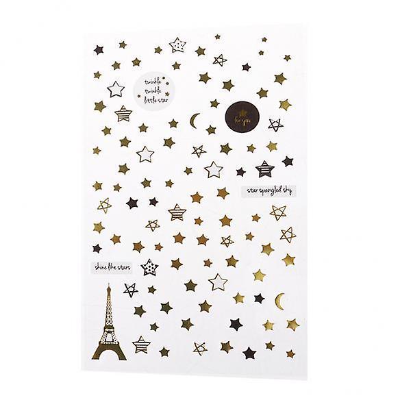 4xEiffel Tower Stars Mixed Decorative Diary Notebook Decor Scrapbook Stickers