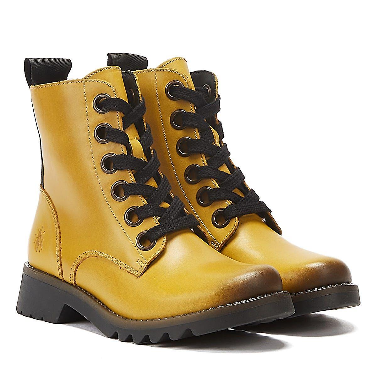 Fly London Ragi Womens Mustard Boots