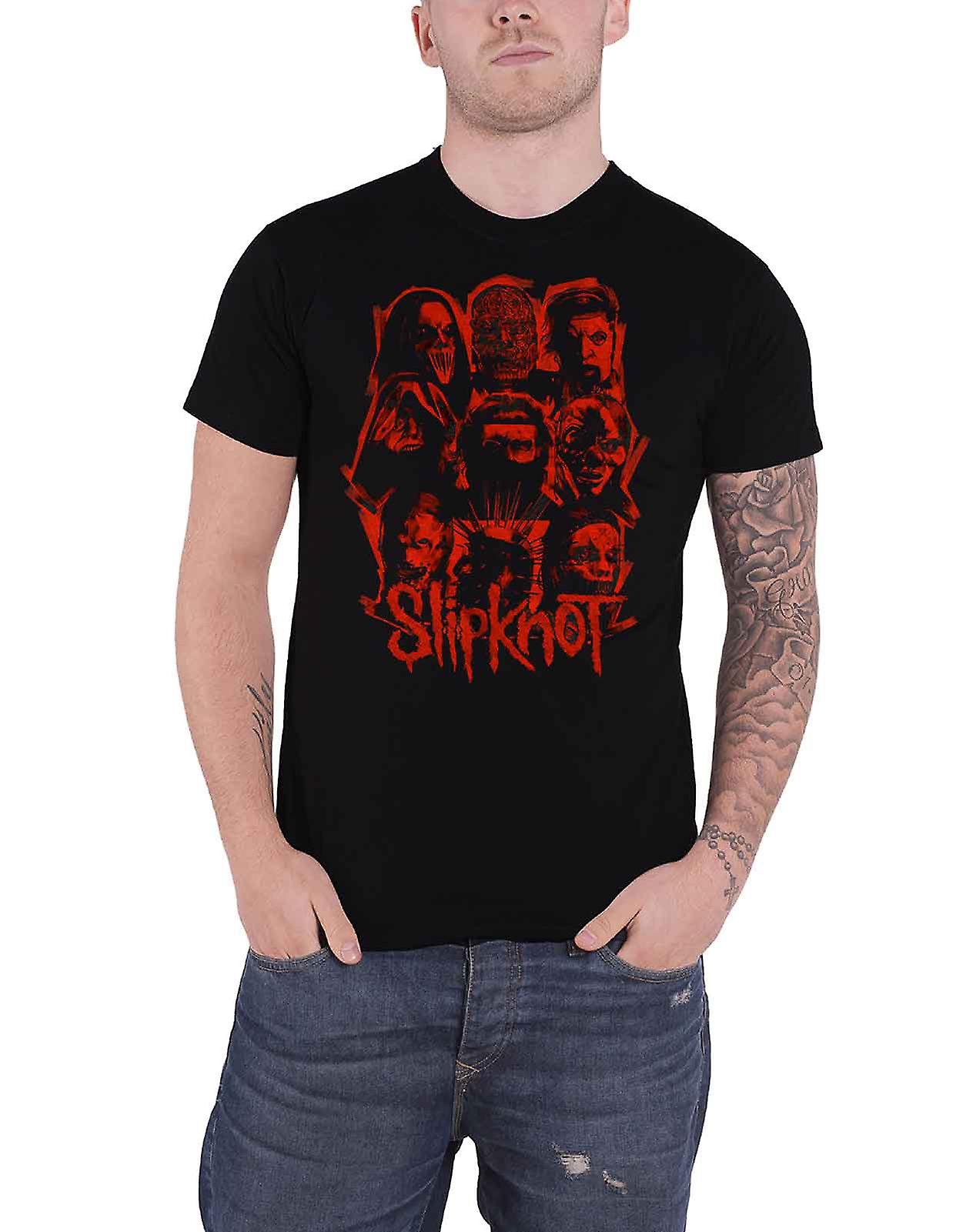 Slipknot我们不是你的那种红色贴片T恤