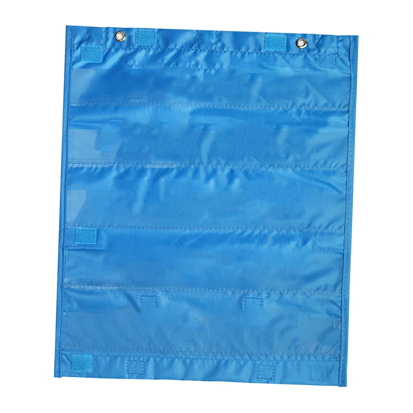 Magnetic Pocket Chart Teaching for Classroom Center Activities Homeschooling Blue