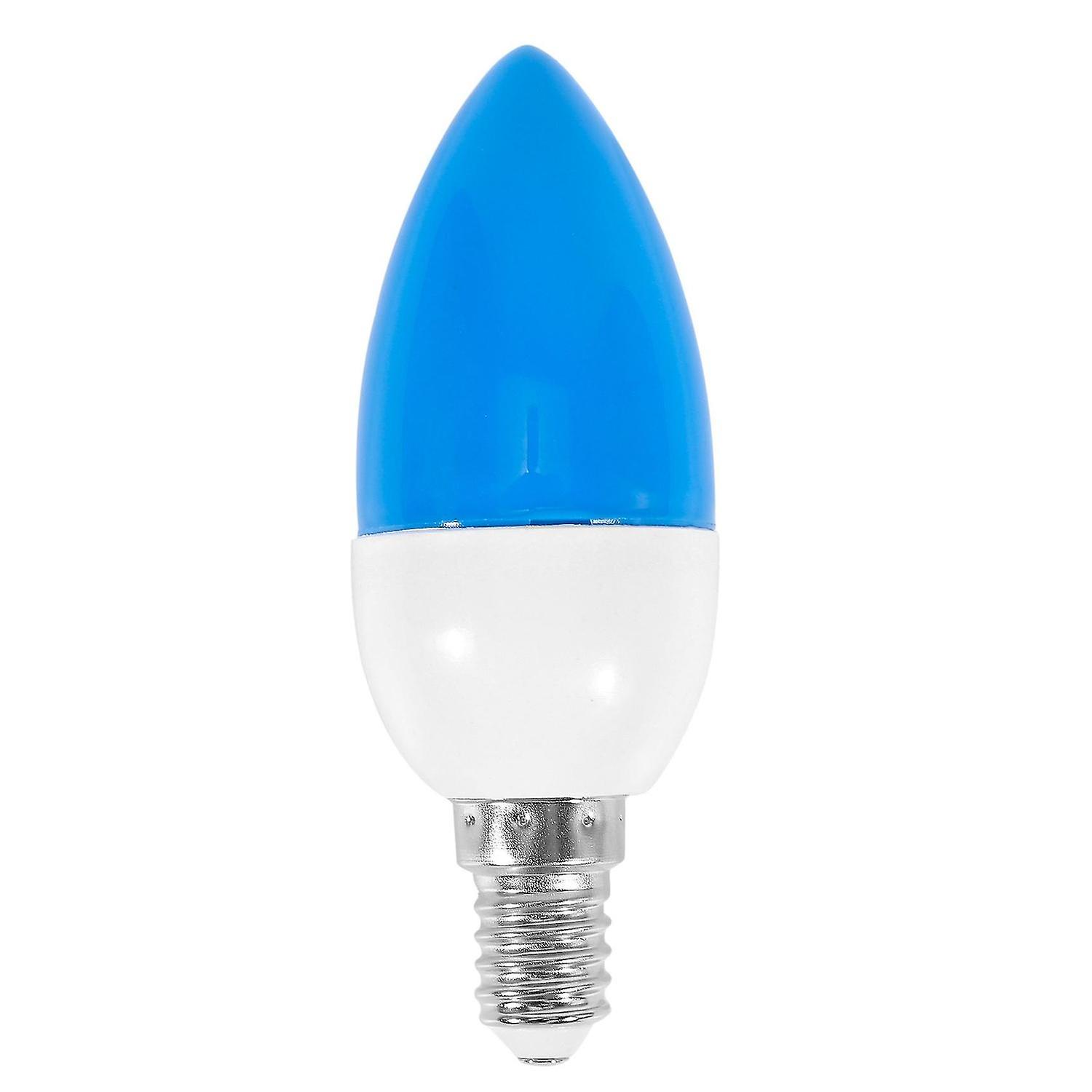 E14 Led Color Candle Tip Bulb, Color Candle Light,blue