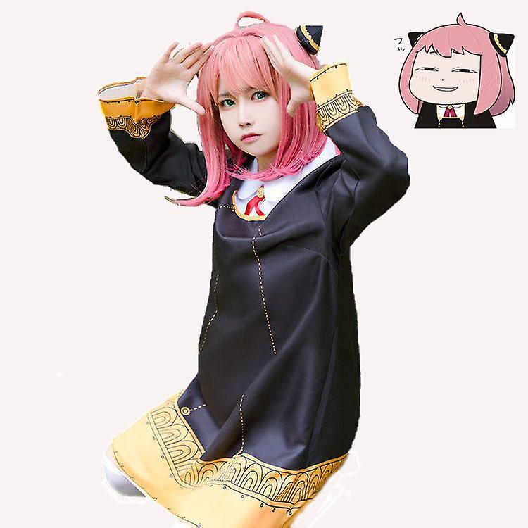 アニメ スパイXファミリー アーニャフォージャー コスプレコスチュームドレス ユニフォーム 靴下 カーニバルパーティー ハロウィン