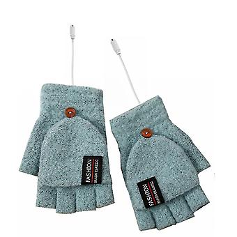 Gants chauffants électriques USB Gants chauffants double face Gants rechargeables imperméables à l’eau réglables Temperatu