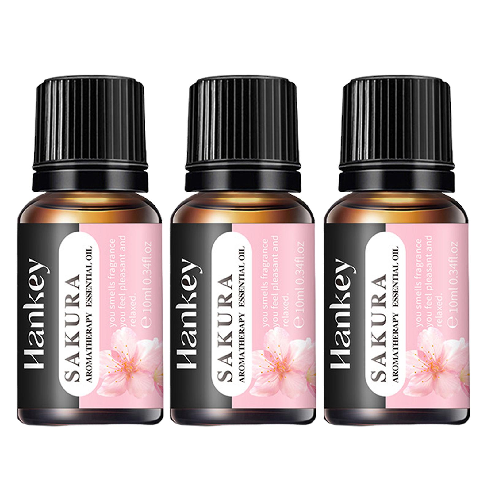 3pcs 10ml Water-soluble Aromatherapy Oil Set High-concentration Essential Oil For Humidifiers Diffusers
