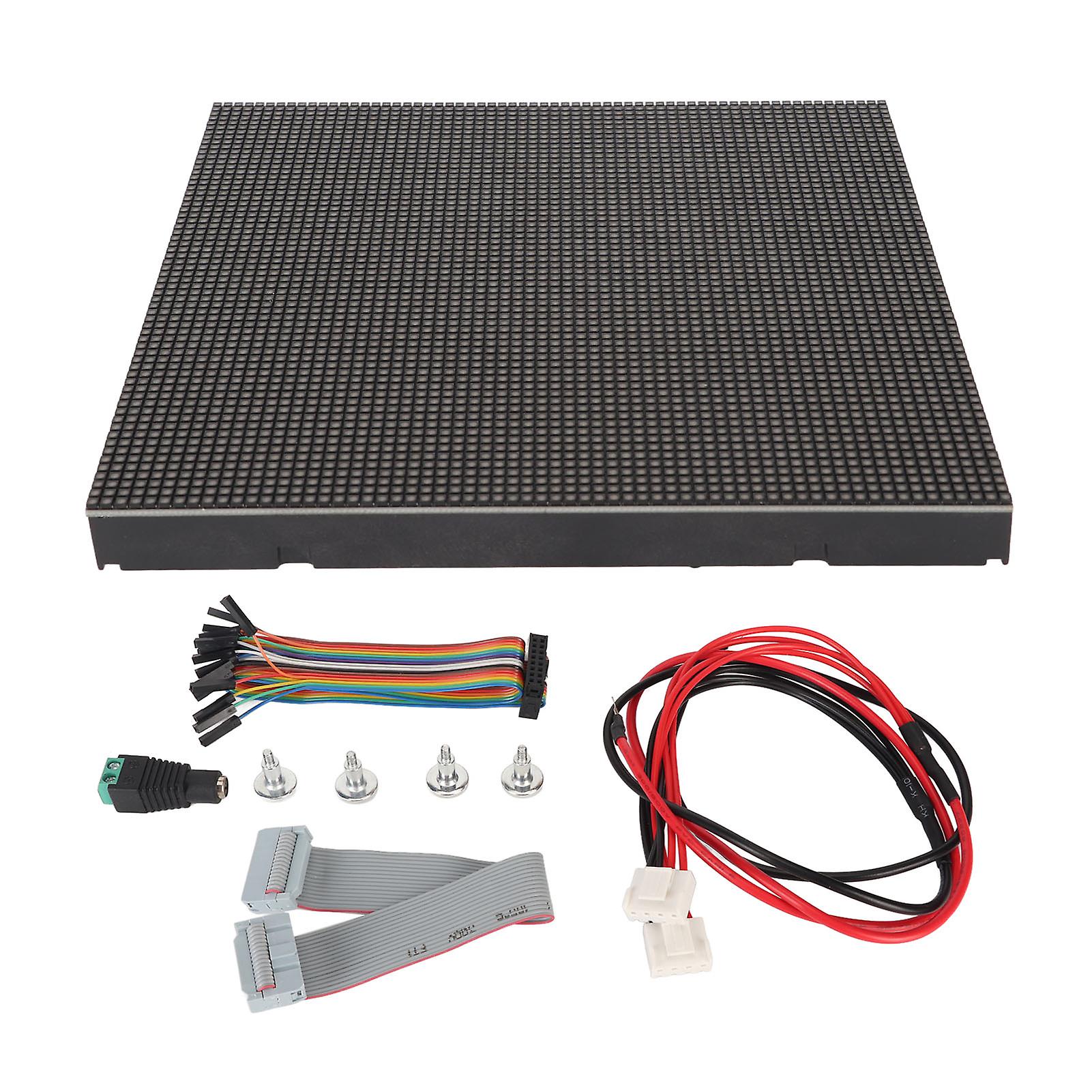 64x64 RGB LED Matrix Panel: 4096 LEDs, 2.5mm Pitch, Adjustable Brightness, Full Color Display