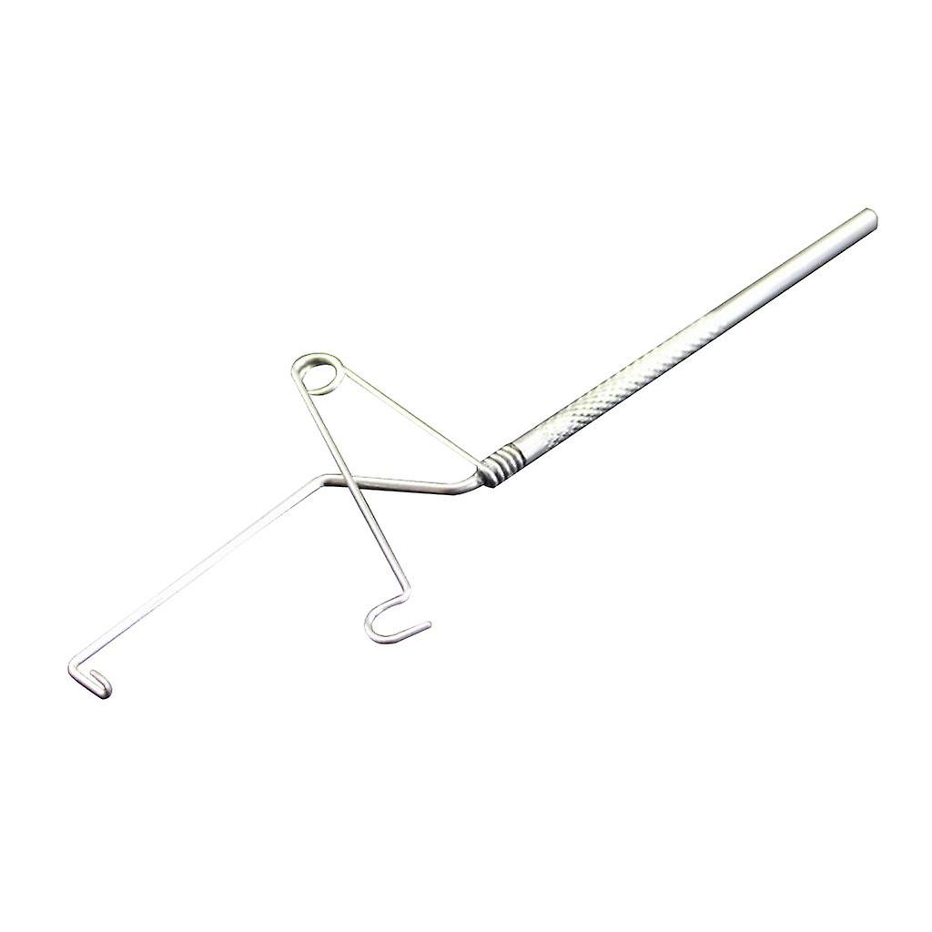 Multifunktionell flugbindning Whip Finisher Device Fiskekrok Rostfritt stål