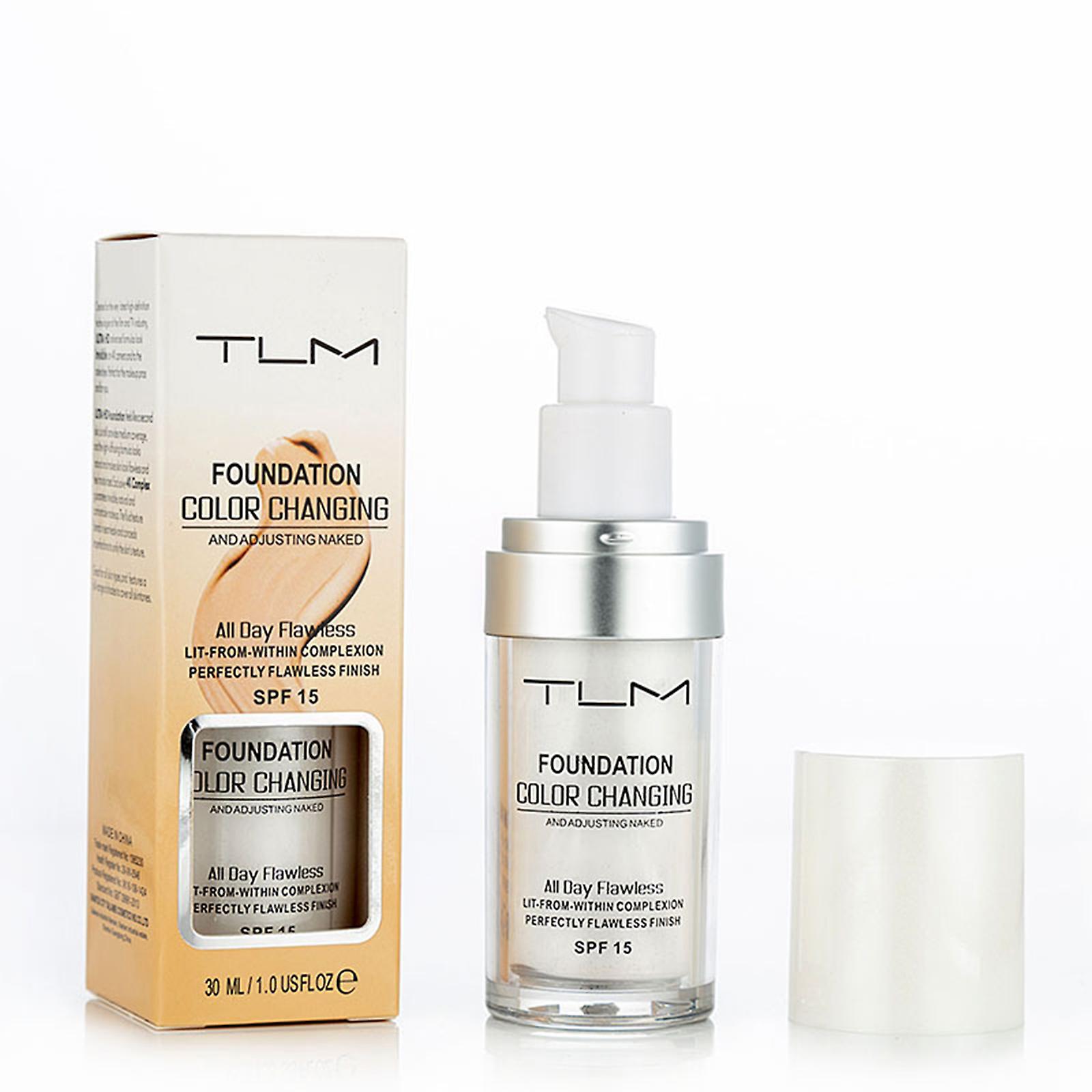 Temperature Change Color Liquid Foundation Brighten Portable Concealer Long Lasting No Fade New
