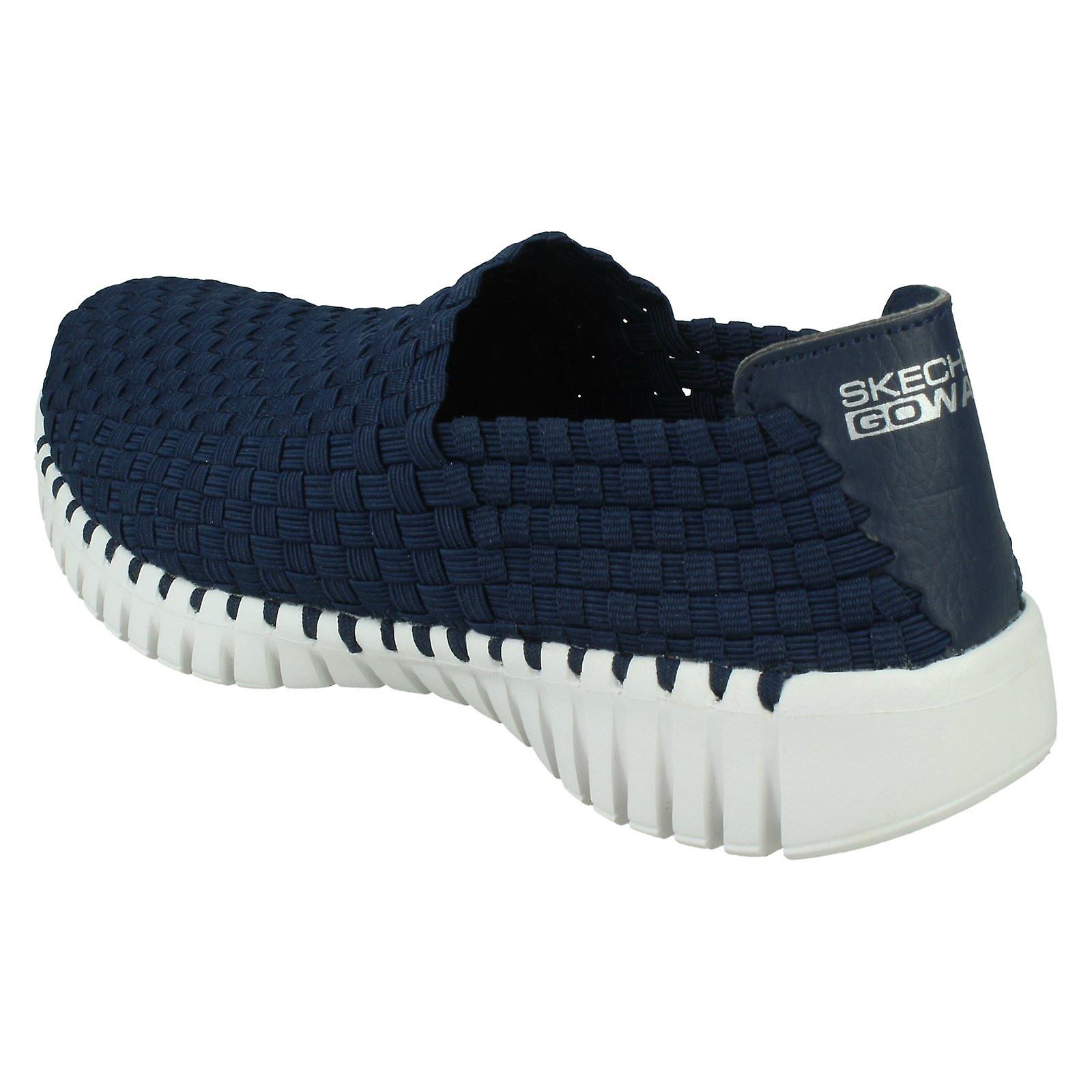 Damen Skechers Slip On Casual Trainer Go Walk Smart Whiz 124045