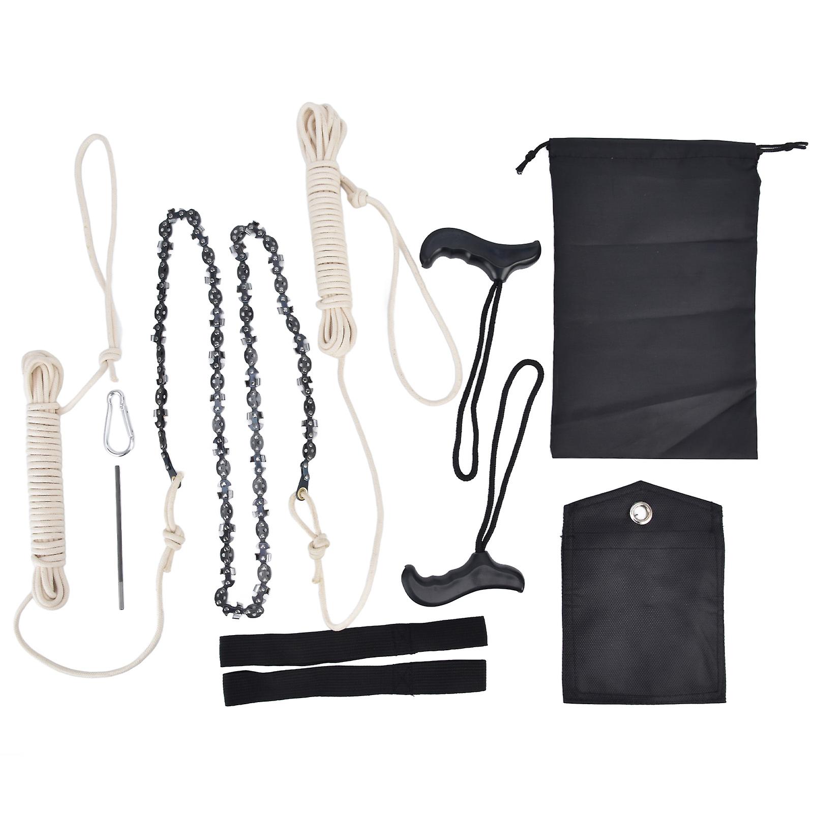 Rope Chainsaw, Tree Limb, Branches Cut, Logging