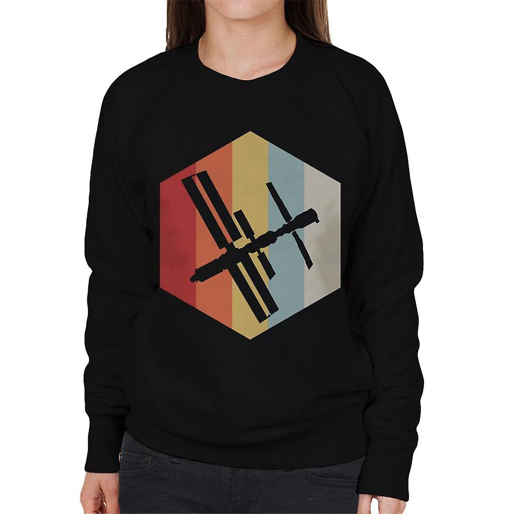 NASA ISS Silhouette Logo Women's Sweatshirt