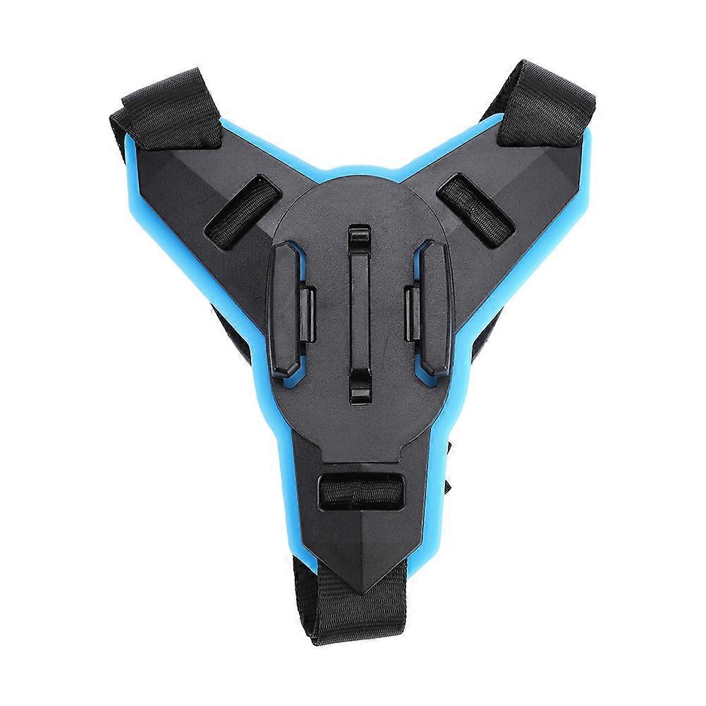 Motorcycle Helmet Camera Mount - Secure Strap for Action Cameras, Easy Assembly & Storage