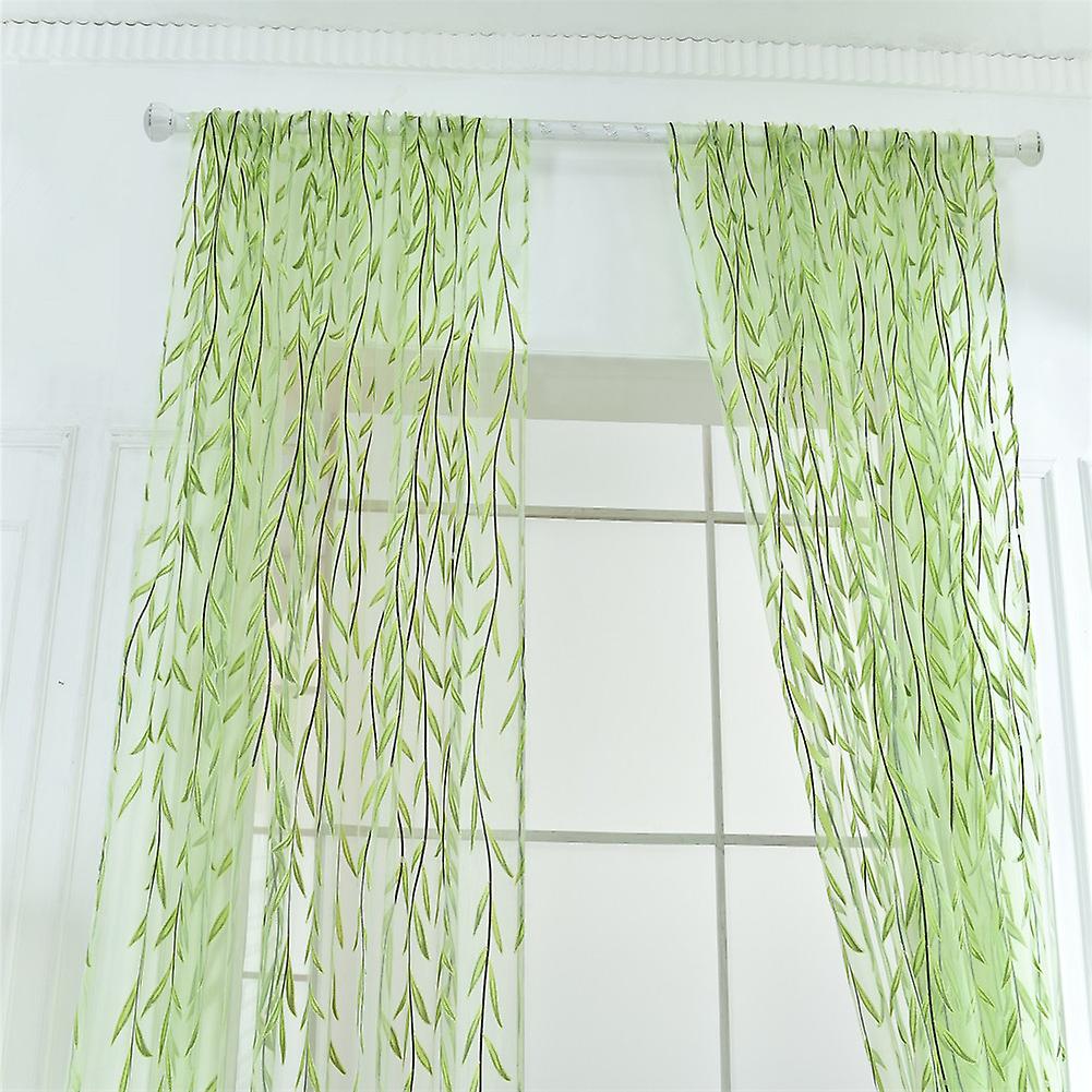 Willow Modern Tulle Curtains for Living Room Bedroom Voile Curtains for Window Tulle Curtains Drapes