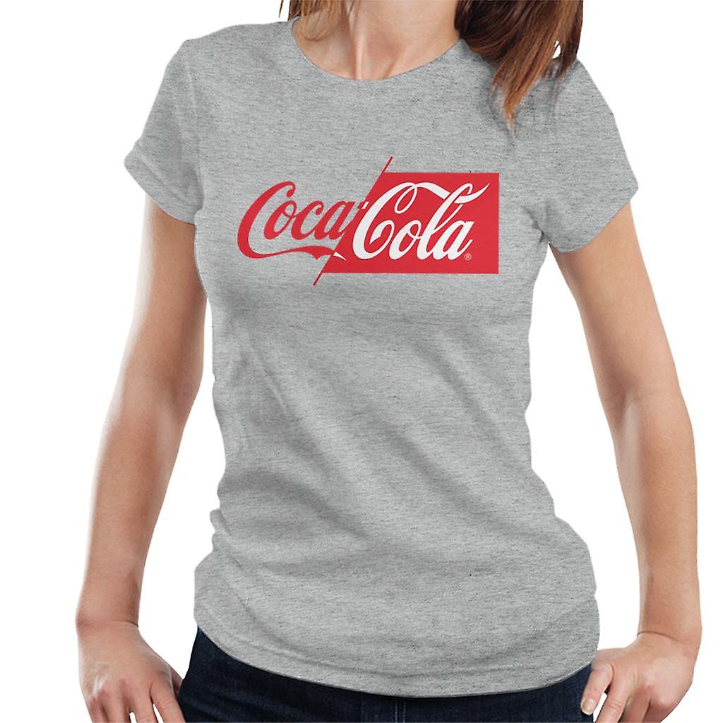 Coca Cola Half Red Half White Logo Women's T-Shirt