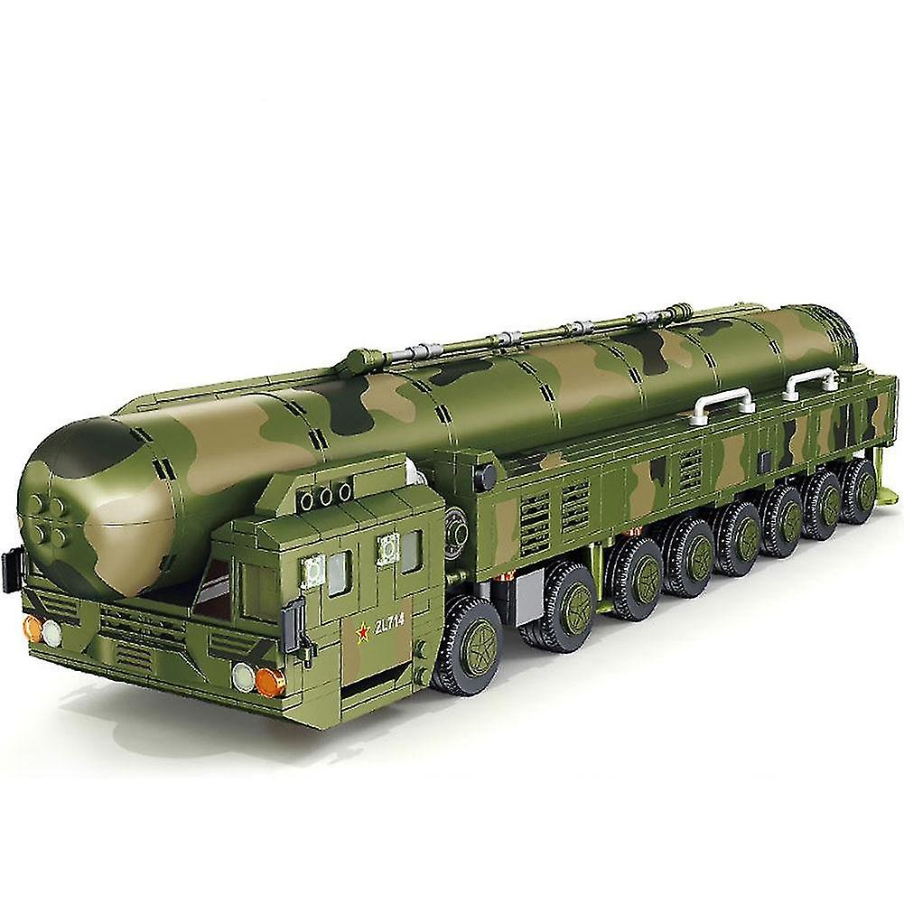 Military Series Intercontinental Missile Building Blocks Missile Launch Vehicle Model