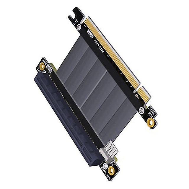 R33sr-pw Pcie X16 To Pcie X16 Extension Cable 270°inverted Riser Cable 128g/bps For Rtx3060 Eth Btc Miner