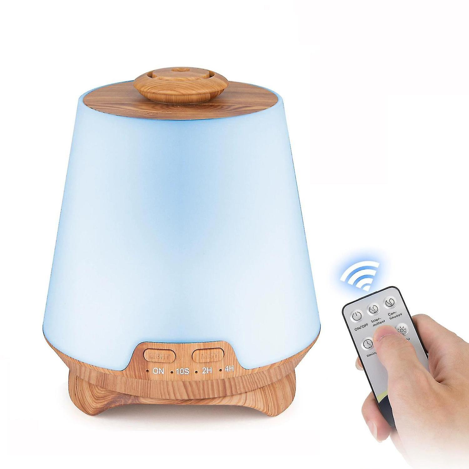 300ml Wood Grain Aroma Diffuser Essential Oil Diffuser Silent Air Purifying Humidifier