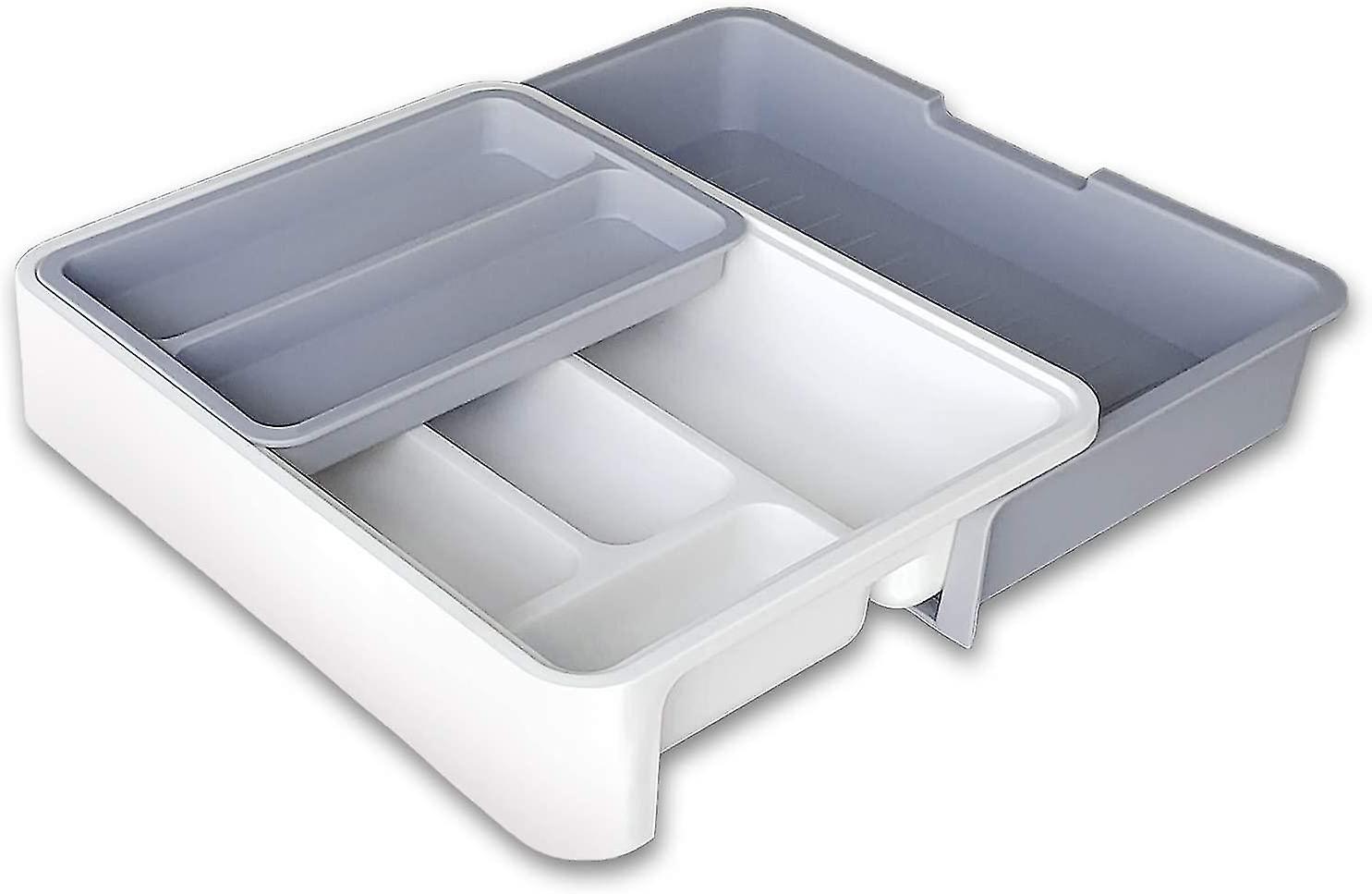 COVERSABLE STANDABLE Adjustable for Kitchen Drawer - CoveRed Storage Cutting Kitchen Drawer - 8 Flexible compartments