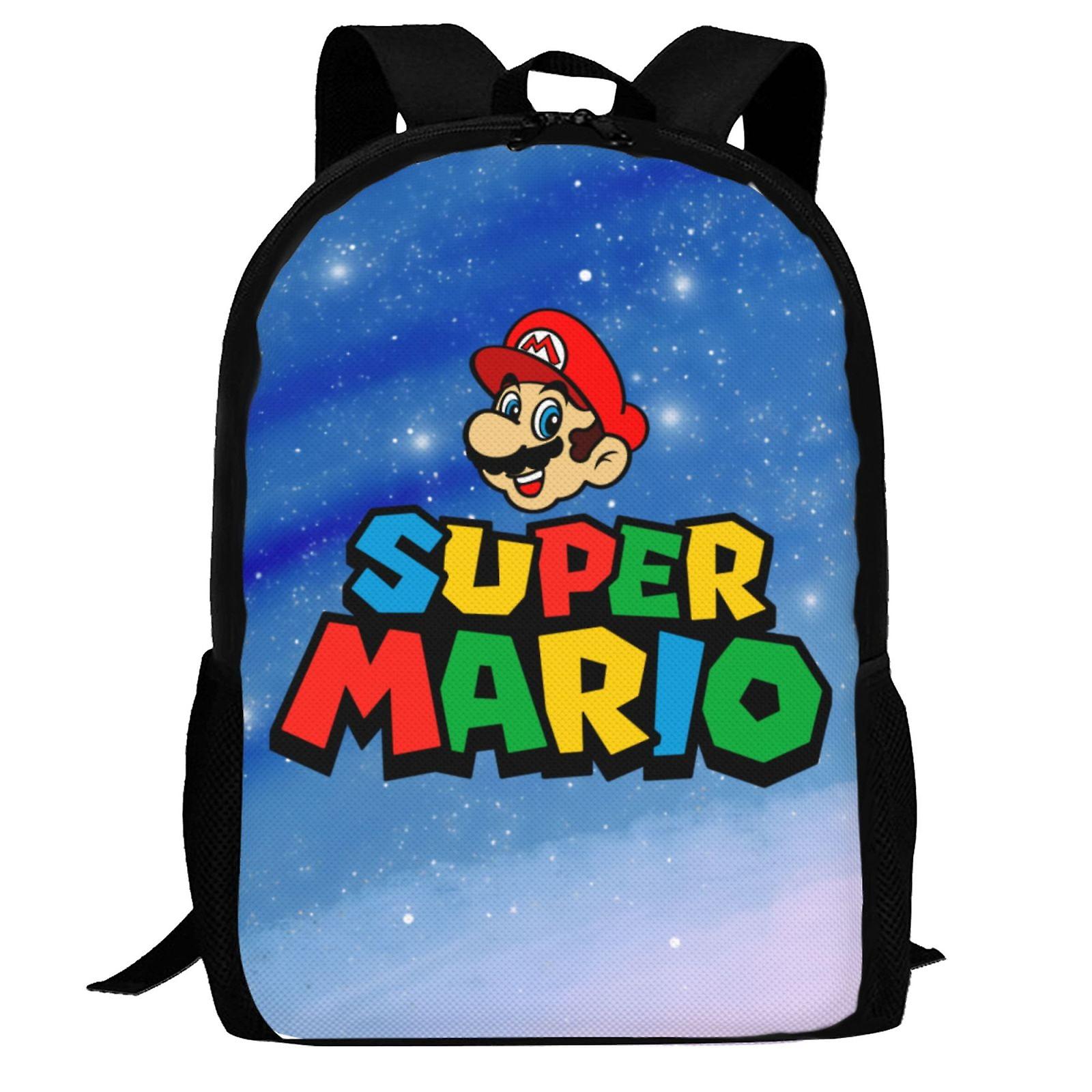Super Mario Backpack,3d Print Laptop Backpack Lightweight Casual Daypack Bookbag Multi-Function Travel Backpack