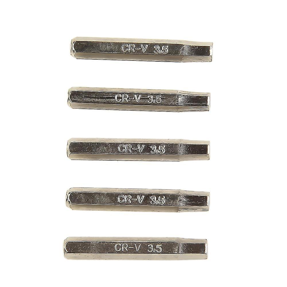 5 Pcs Screwdriver Bit H428mm Small H0.7 H0.9 H1.5 H2 H3 H4 Screwdriver Head 4mm Hex Shank For Hand R