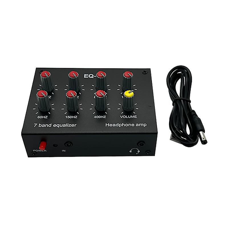 7 Band Digital Equalizer Zweikanal Auto Sound Equalizer DC5V-12V 12dB Adapter