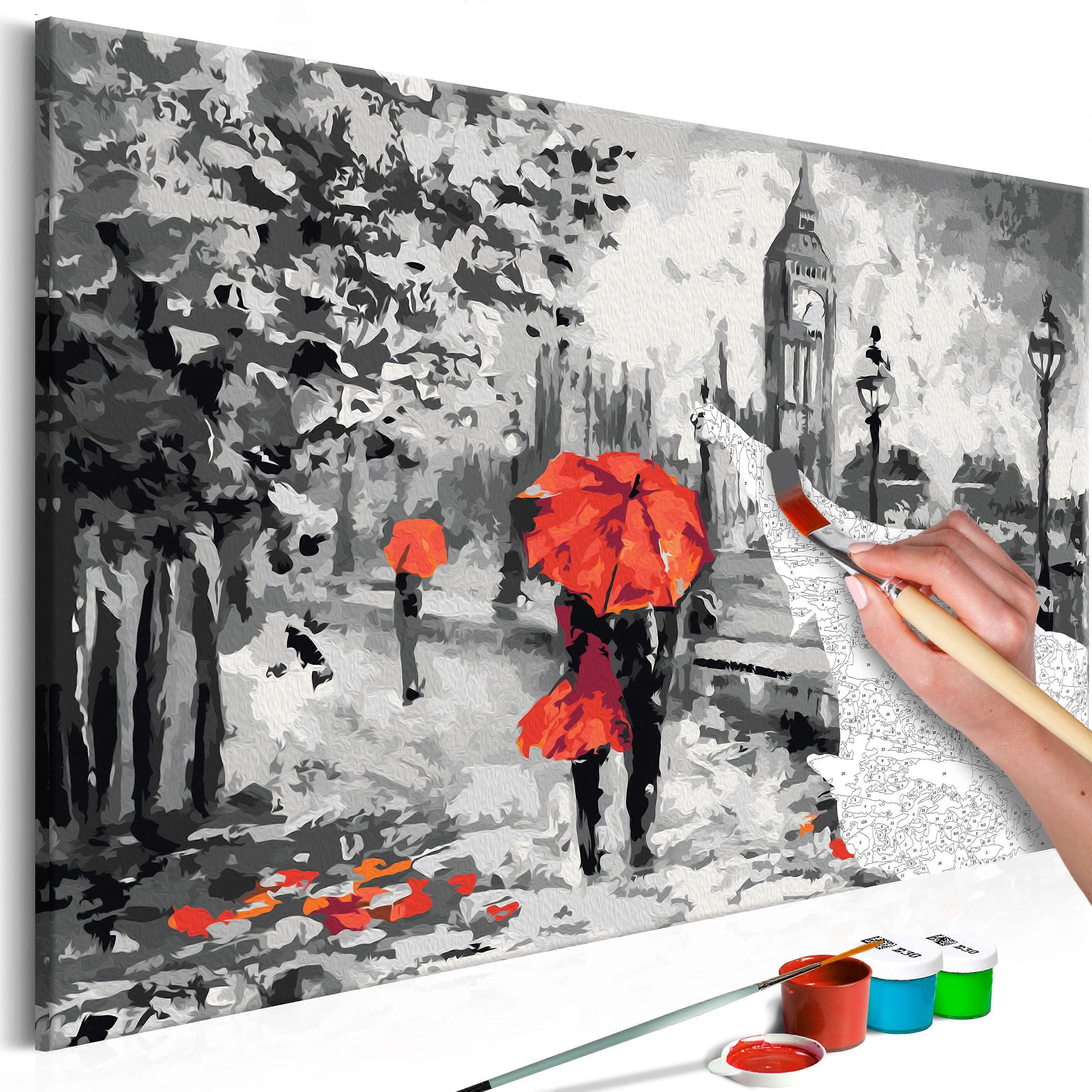 Kit Paint By Numbers - Da Londra con amore