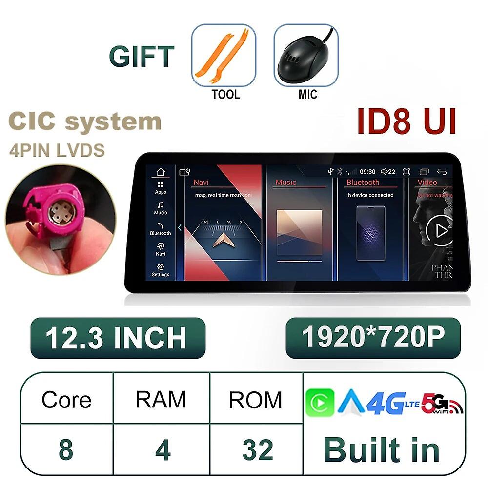 8.8 Inch Android 13 Wireless Carplay  Autoradio Ips Screen & For Bmw 5 Series E60 E61 E63 E64 E92 2005 - 2012 Ccc Cic Navi