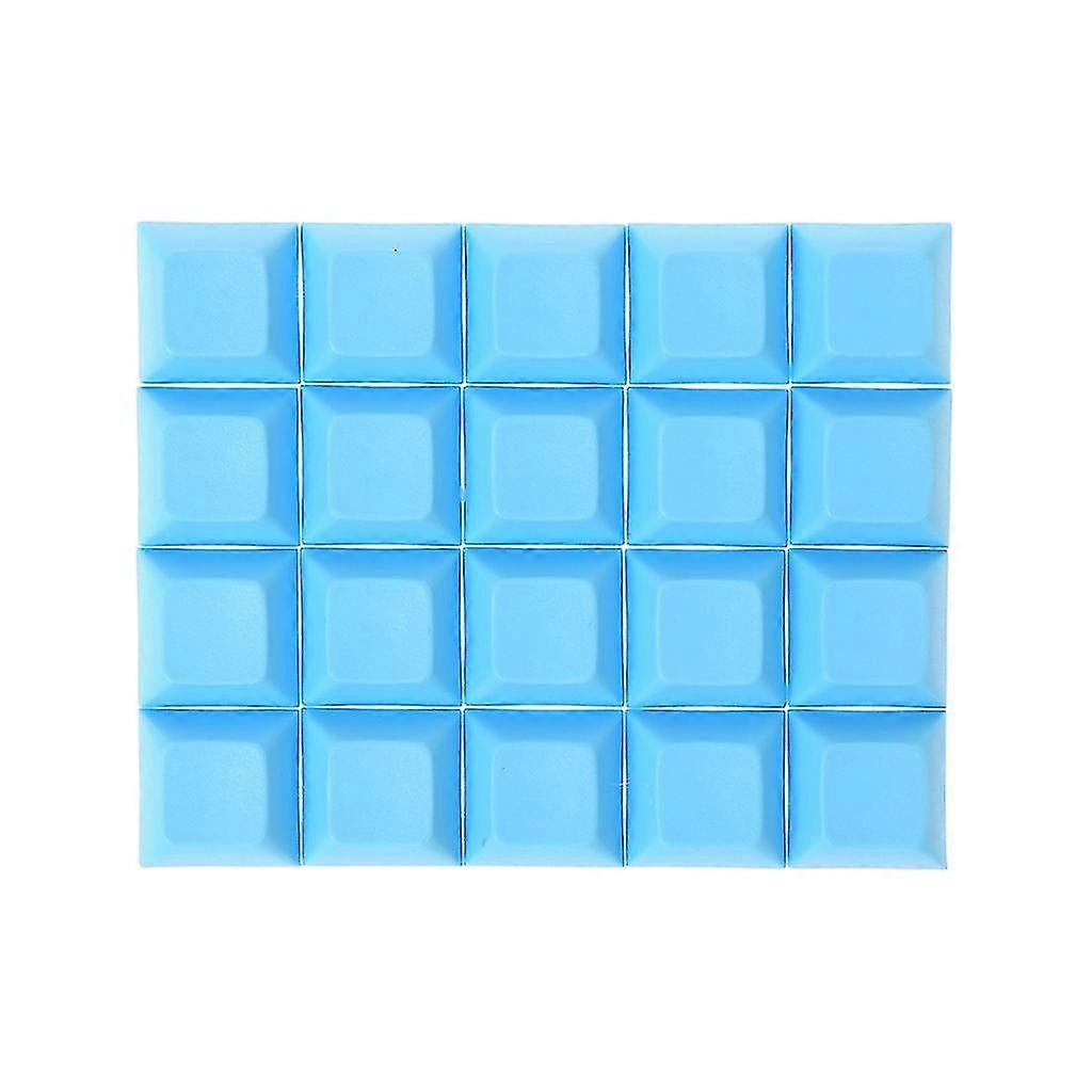 20pcs Dsa Profile 1u 1x No Engraved Pbt Blank Keycap For Mechanical Keyboard