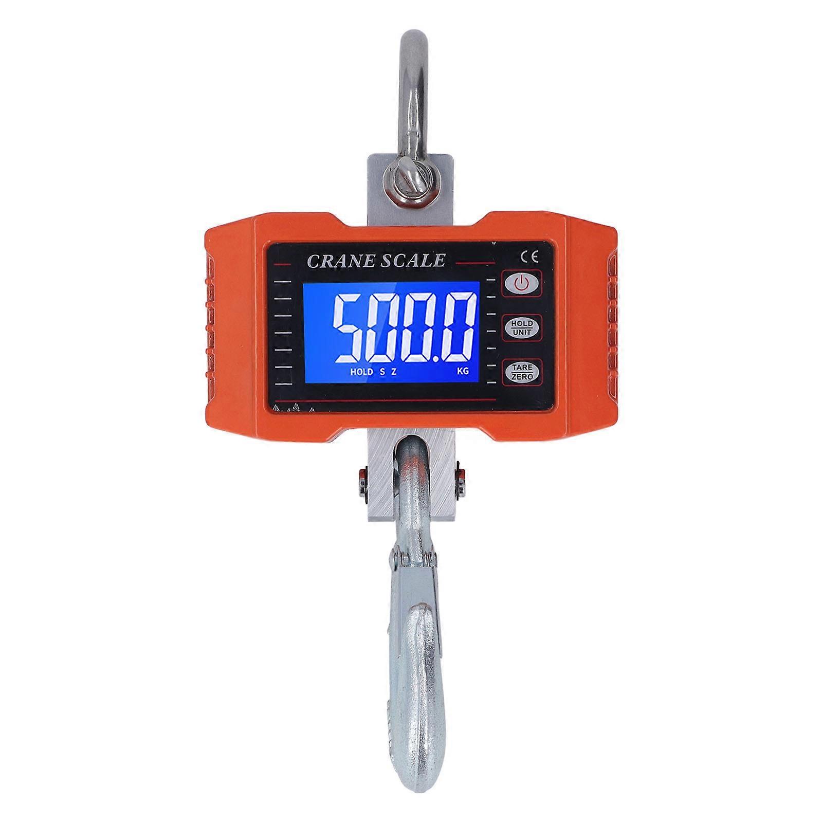 Hanging Scale Remote Control Digital Display 1000KG Range Weighing Tool for Warehouse