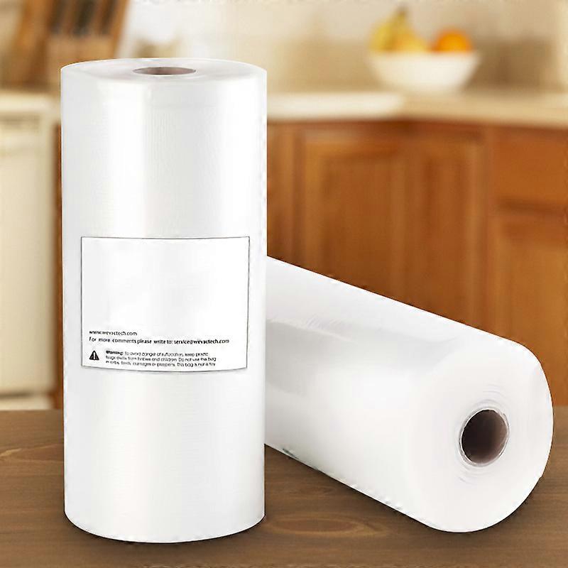 2er-Pack Vakuumierbeutel; 8 Zoll x 16 Fuß Rollen Lebensmittelsparbeutel für Sous Vide; BPA-frei (2 PackTotal 32ft)