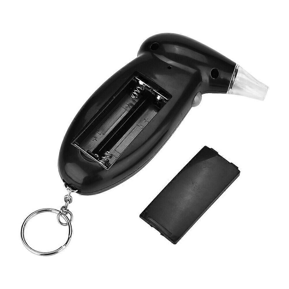LCD Screen Professional Alcohol Breath Tester Analyzer Lie Detector Breathalyser No Backlight