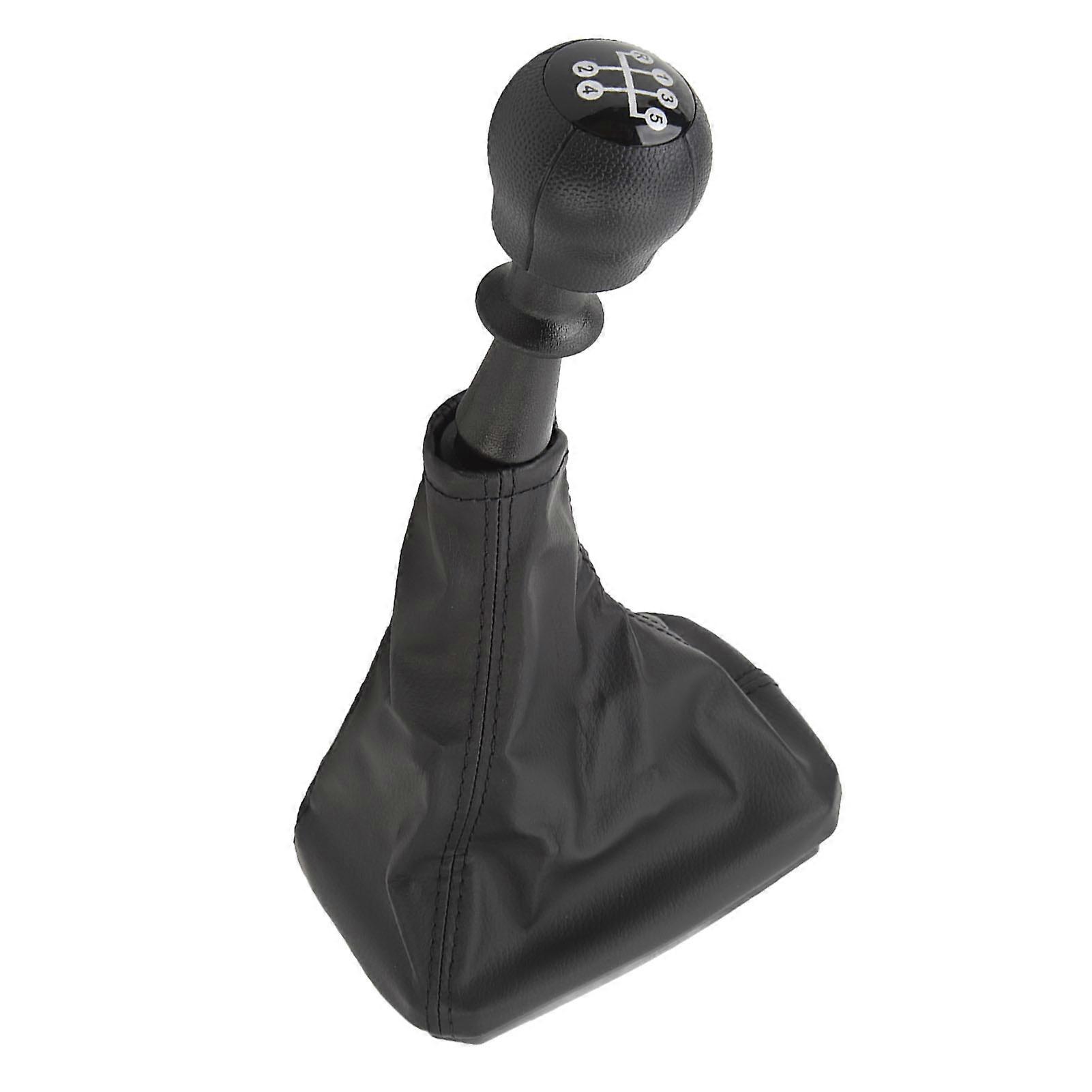 Gear Shift Knob Boot Cover 5 Speed Manual Shift Knob Dust Cover Replacement for Opel CORSA C E2U211