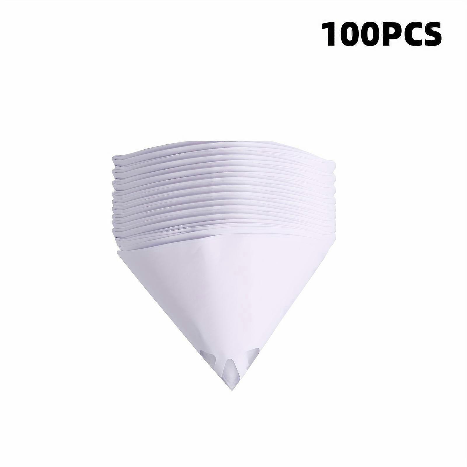 50/100/101pcs Paint Filter Set, Paint Strainers 150 m Filter Tip Cone Shaped And 1 Pack Silicone Funnel, Nylon Mesh Funnel