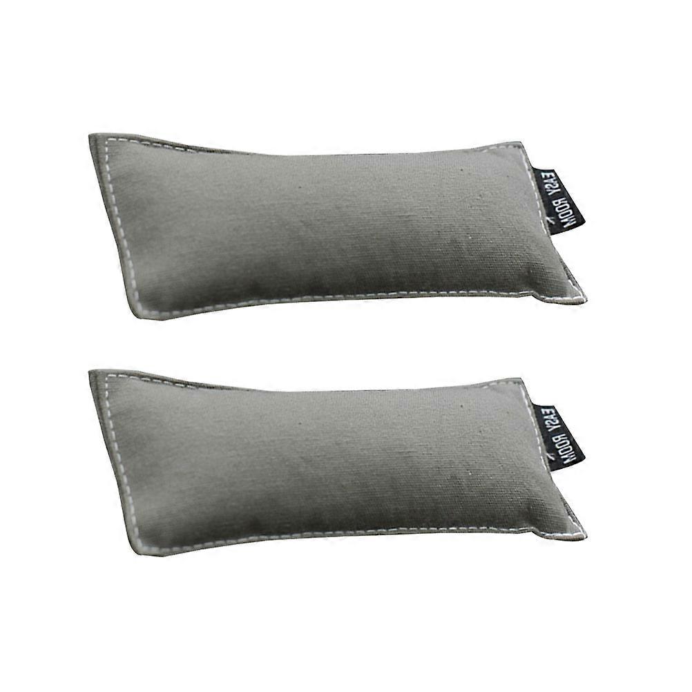 2pcs Comfortable Keyboard Pad Cotton Anti-slip Wrist Elbow Mat Pad for Office Desktop Computer Table (13x5cm, Light Grey)
