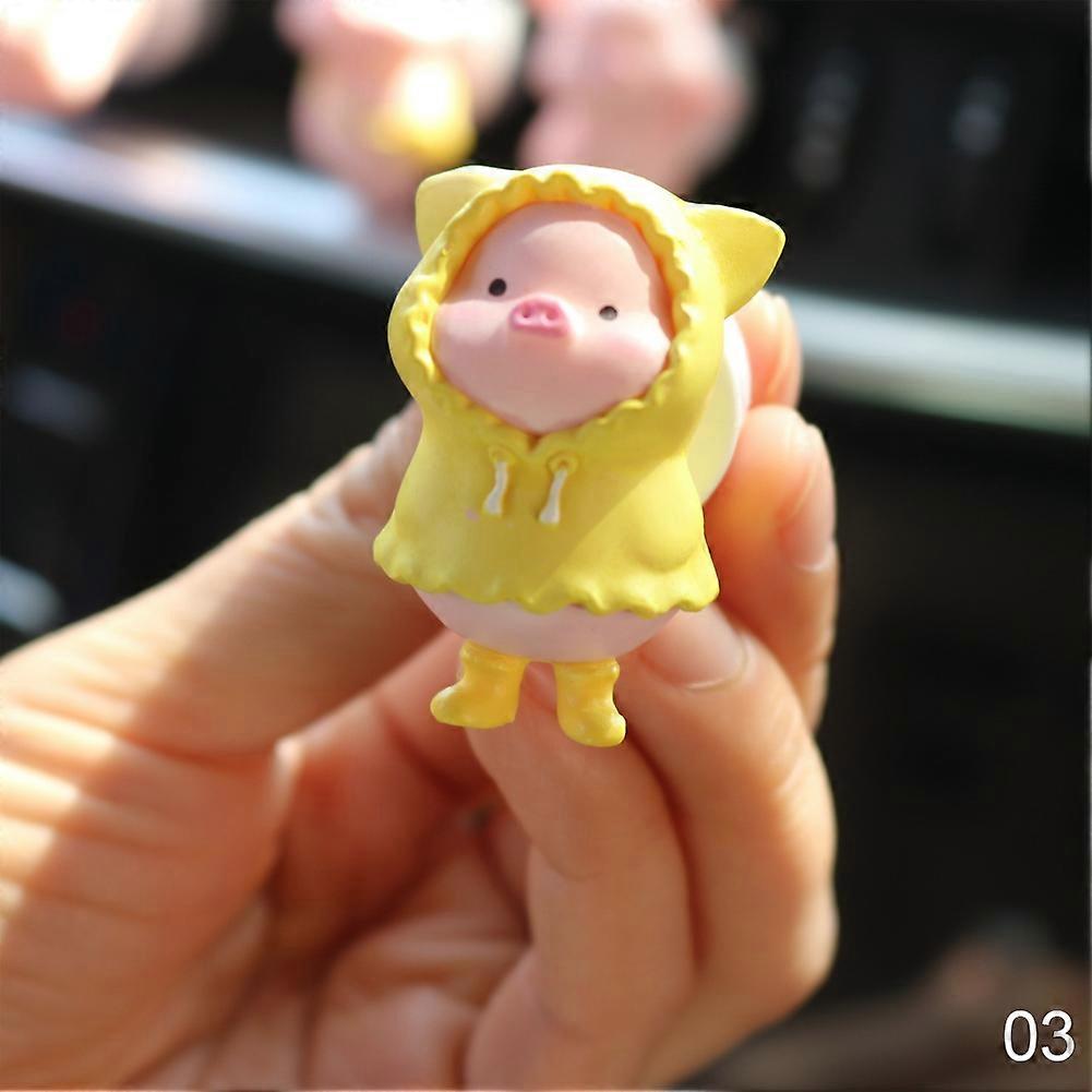 מטהר אוויר לרכב מיזוג אוויר קישוט אאוטלט חמוד בסגנון חזיר אביזרים פנים קליפ ארומתרפיה קליפ בושם