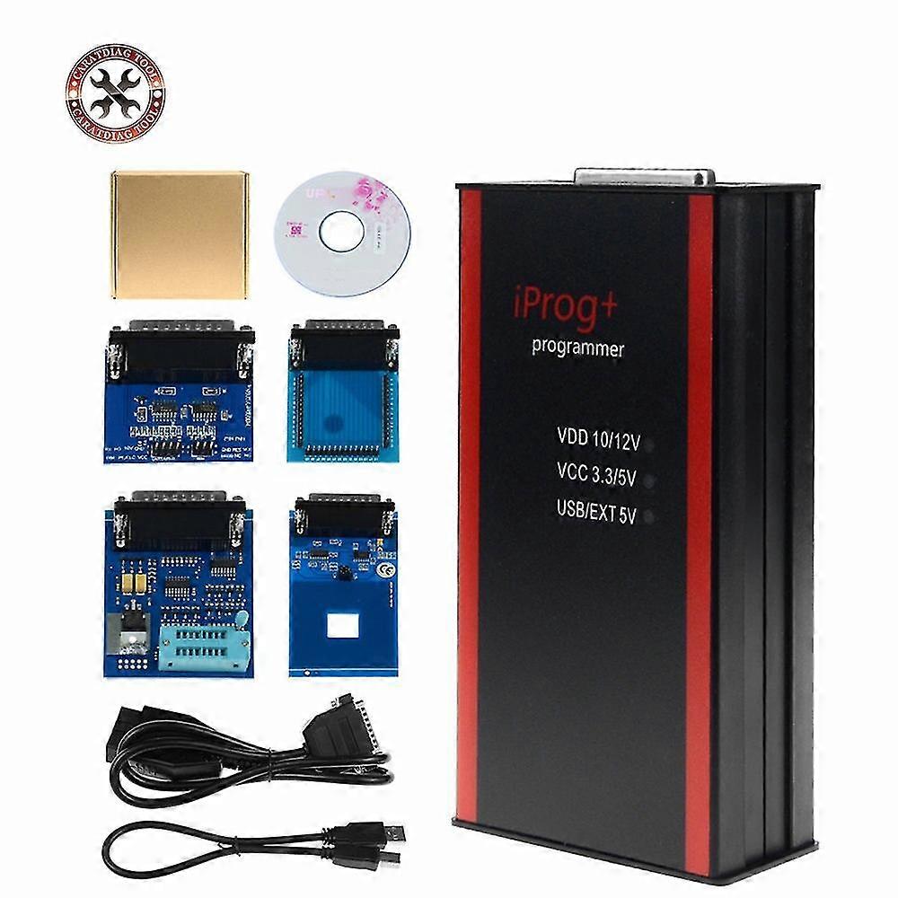 Powerful iprog+ iprog pro programmer support immo/mileage correction/airbag reset till 2019 replace carprog full/digiprog3/tango