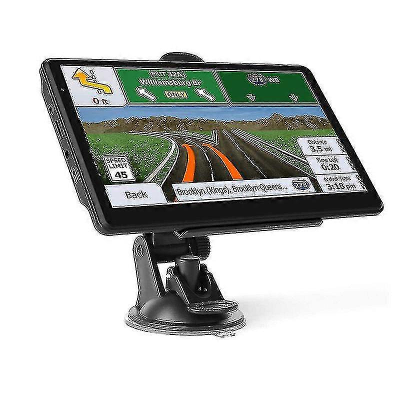 Car Truck Gps Navigation - Lifetime Free Map Updates, Voice Guidance And Speed Camera Warnings, 7-inch Touch Screen Car Gps Unit Handheld -CHN