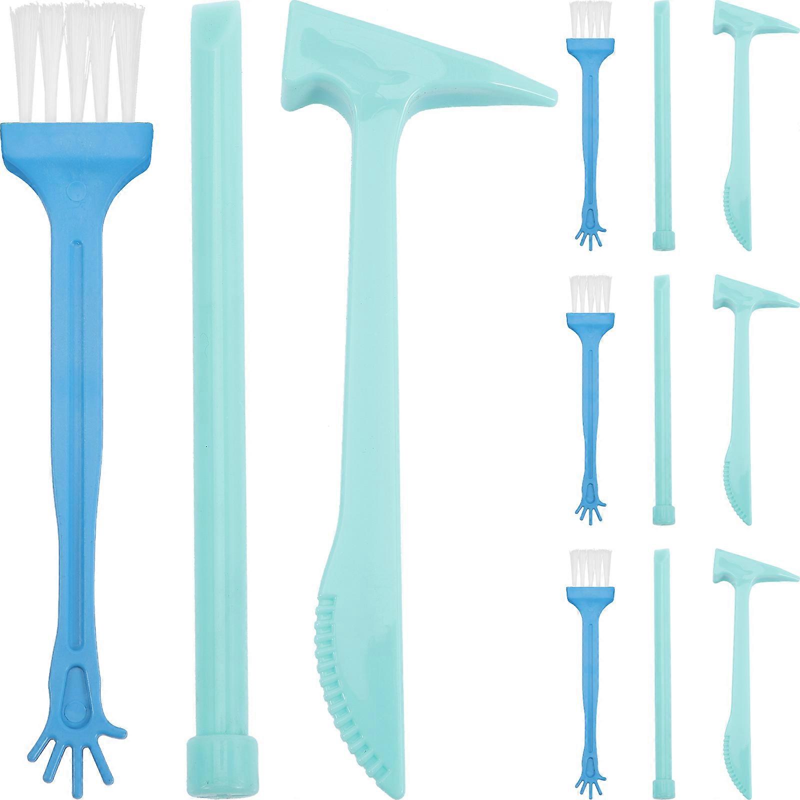 1 Set Digging Hammer Chisel Brush Archaeological Excavation Tools Kids Educational Digging Kit