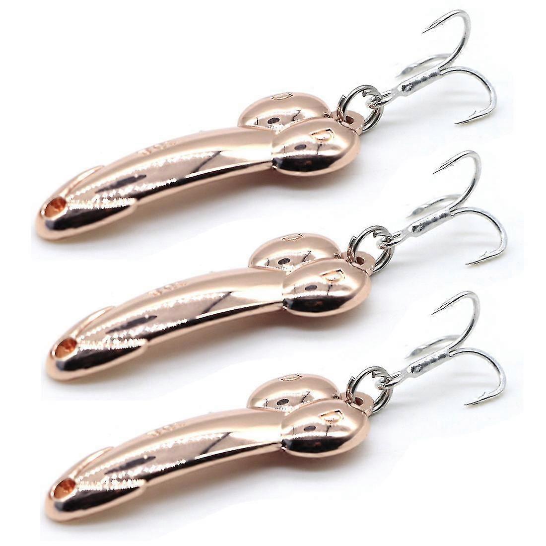 3 stk Fiske Sluk Fiskeskjeer Fiske Diskant Kroker Sluk Hard og korrosjonsbestandig sinklegering Fiskekroker