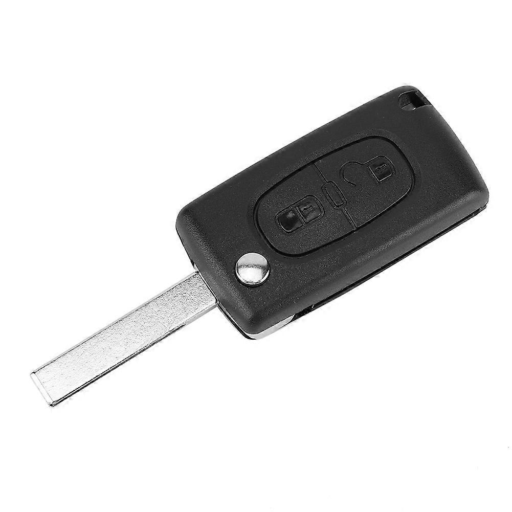 2 Button Remote Key Fob Case Shell Cover Fit For PEUGEOT 2008 3008 5008