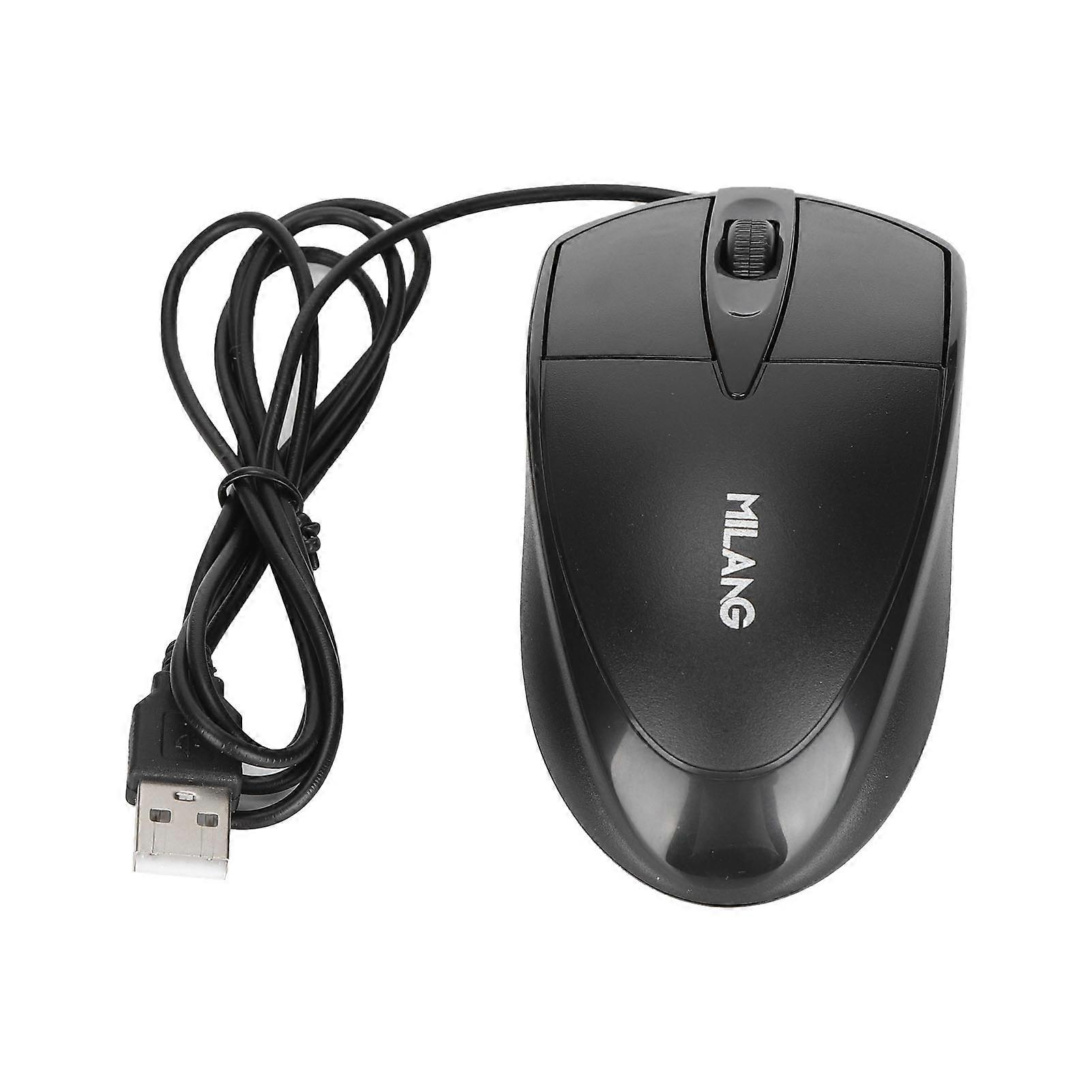 Wired Mouse M1 Office Mouse Ergonomic Design PC Mouse for Macbook Laptop Computer