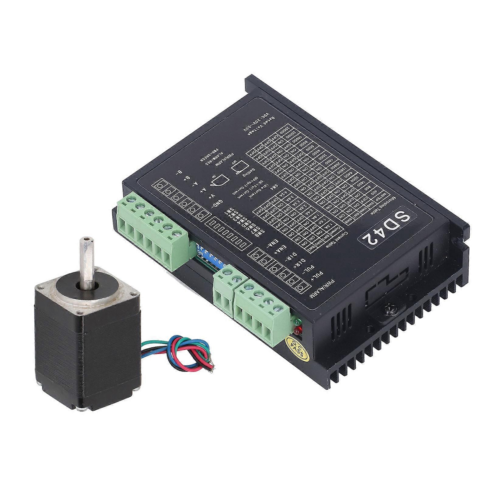 Stepper Motor Driver 20-50V for CNC with 2.1V 1.5A 2 Phase Copper Coil