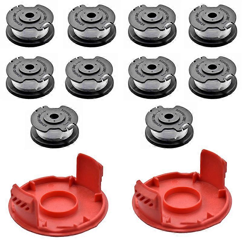 INF Ersättningsspole & Lock för Einhell Grästrimmer 10-Pack
