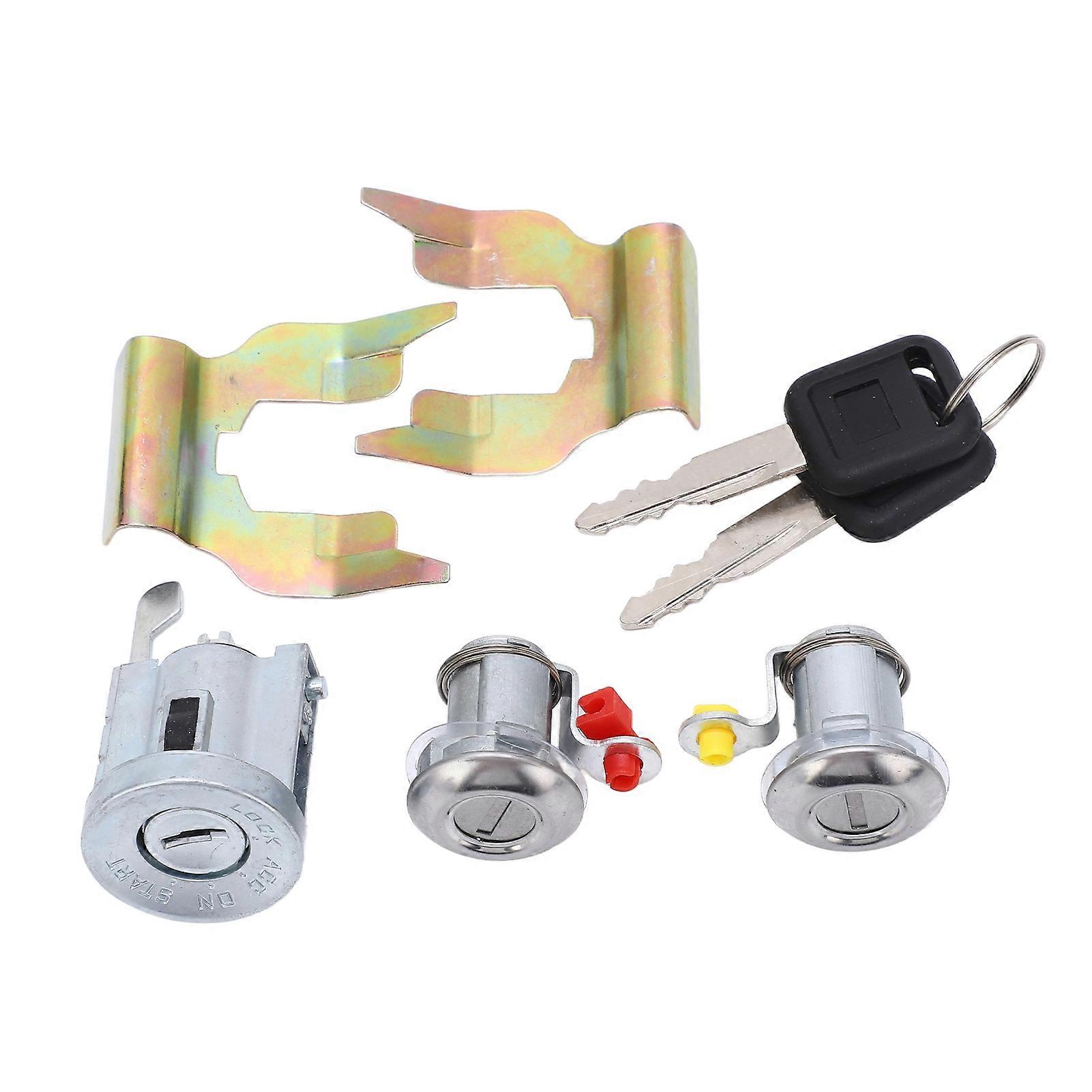 Ignition Lock Cylinder Switch with Keys 8 97035293 0 Rust Proof Replacement For Isuzu NPR NQR NKR ELF 1994?2007 YEMAA