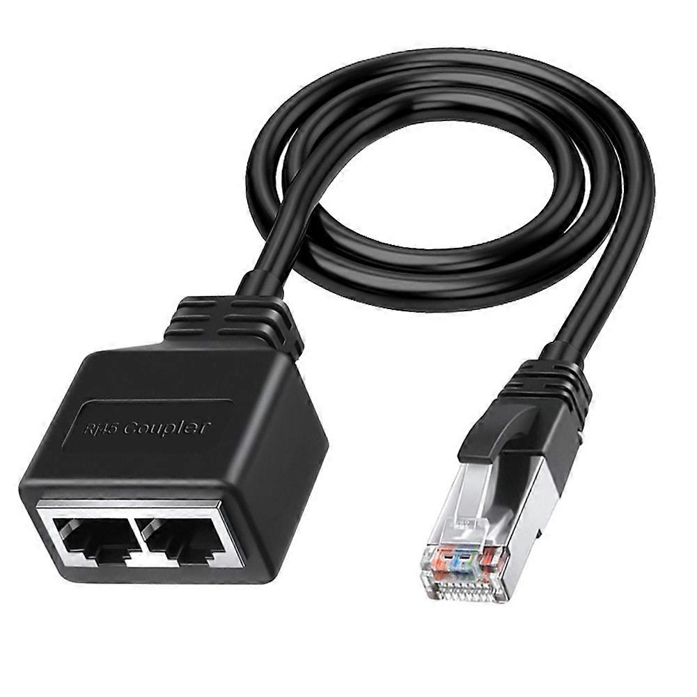 LAN Ethernet Adaptador RJ45 Macho Para 2 Fêmea Splitter RJ45 1 Para 2 Ethernet LAN Adaptador de Rede Cabl